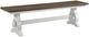 Intercon Drake French Oak/Rustic Gray Dining Bench-0