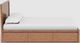 EQ3 Marcel Walnut Queen Storage Bed-4
