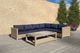 Enclover Olive 4-Piece Mountain Grey/Spectrum Indigo Sectional-1