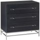 Currey & Company Marcel Navy Lacquered Linen Chest-1