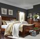 Liberty Furniture Rustic Traditions 4-Piece Rustic Cherry King Sleigh Bedroom Set with Chest-1