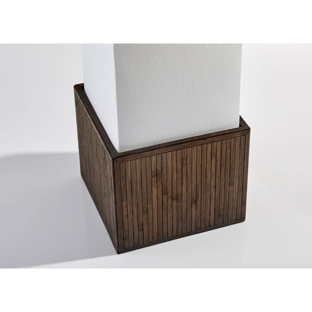 Adesso® Sebu Teak Brown Floor Lantern-1