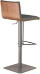 Armen Living Cafe Gray/Walnut Bar Stool-2