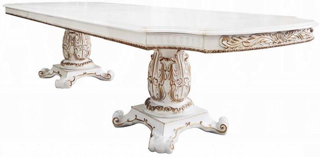 ACME Furniture Vendome Antique Pearl Dining Table-0