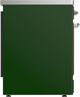 Ilve® Majestic III 30" Emerald Green Pro Style Induction Range with Triple Glass Door and Chrome Trim-4
