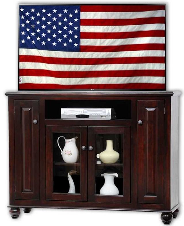 American Heartland Manufacturing Poplar 57" Tall Deluxe TV Stand-1