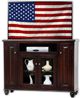 American Heartland Manufacturing Poplar 57" Tall Deluxe TV Stand-1