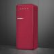 Smeg 50's Style 24" 9.5 Cu. Ft. Matt Ruby Red Compact Refrigerator-2