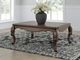 Signature Design by Ashley® Maylee Dark Brown Rectangular Cocktail Table-1