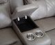 Franklin™ Culver Rogue Sterling Power Reclining Loveseat with Power Headrest-2