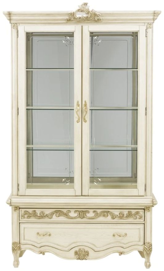 Michael Amini® Platine De Royale™ Champagne Curio-3
