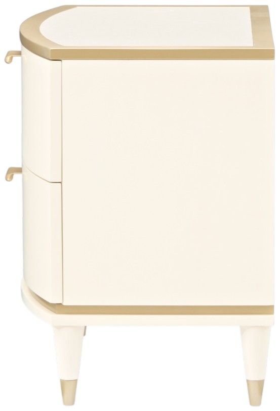 Michael Amini® La Terrazza Creamy Pearl Large Nightstand-2