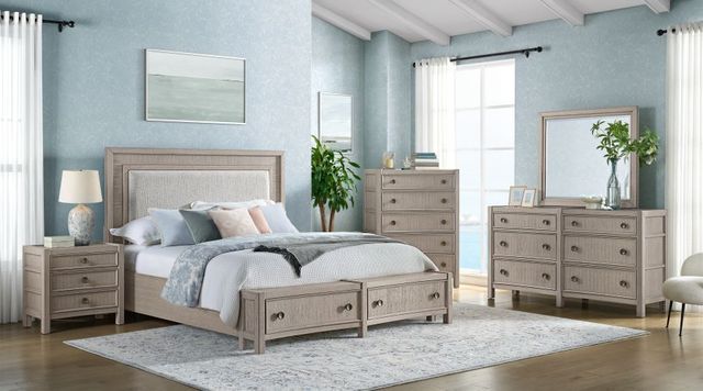 Emerald Home Coronado Khaki Nightstand-1