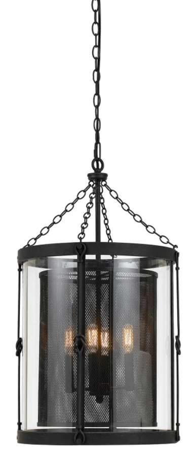 Cal® Lighting & Accessories Westchester Black Smith Chandelier-0