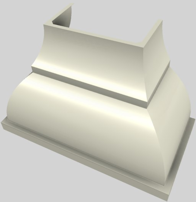 Vent-A-Hood® Designer Series 48" Biscuit Wall Mounted Range Hood-2