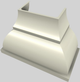 Vent-A-Hood® Designer Series 48" Biscuit Wall Mounted Range Hood-5