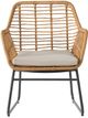 A & B Home Natural Wicker Armchair-1