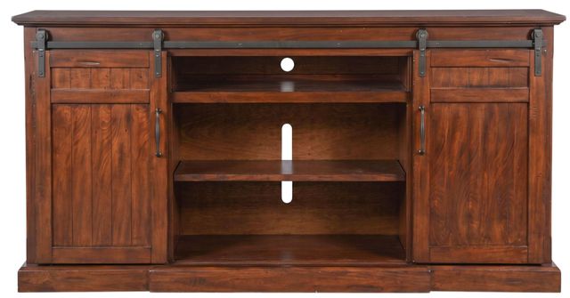 Sunny Designs™ Vintage Mocha TV Console with Fireplace Option-2