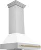 ZLINE Autograph Edition 36" White Matte Wall Mounted Range Hood-0