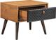 Armen Living Coco Brown Nightstand-2