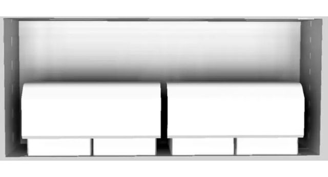 Vent-A-Hood® 48" White Contemporary Wall Mounted Range Hood-3