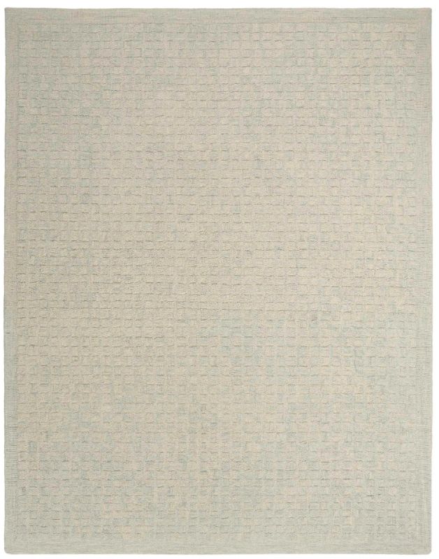 Nourison Home™ DKNY Pure Grids Light Blue 5'x7' Area Rug-0