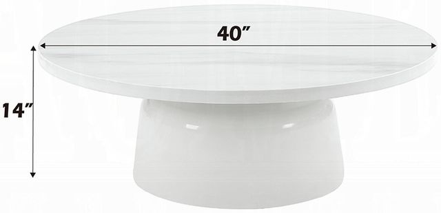ACME Furniture Zaid White High Gloss Coffee Table-3