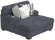 Corinthian Furniture Mercury Asphalt Chaise-0