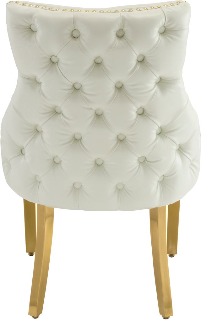 Meridian Furniture Tuft White Velvet Dining Chair-2
