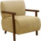 Monarch Specialties Inc. Light Gold/Walnut 31" Accent Chair-0