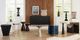 Bassett® Furniture Glasgow Gold/Green Glass Top Side Table-4