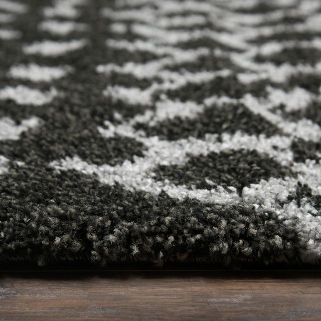 Rizzy Home Adana Charcoal 7'10" x 10'6" Rug-2
