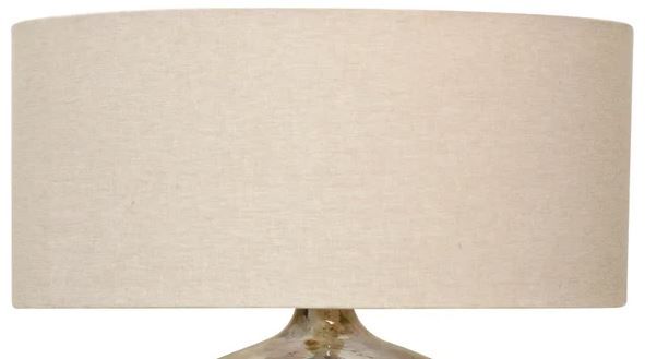 Stylecraft Azures Enamel Beige/Brown Table Lamp-2