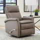 Parker House® Bristol Graphite Manual Swivel Glider Recliner-2