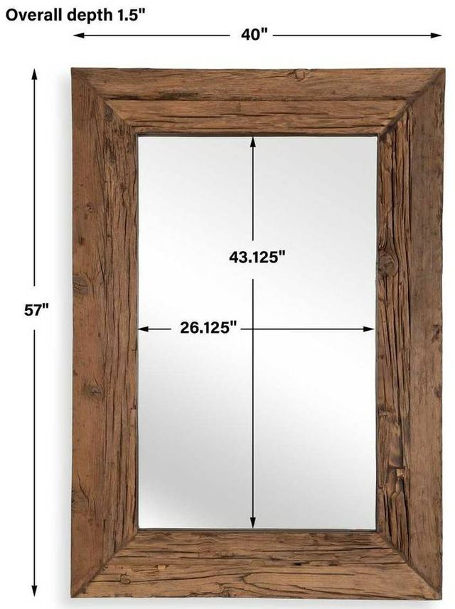 Uttermost® Rennick Woodtone Large Mirror-2