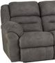 HomeStretch Gambler Dark Shadow Manual Double Reclining Sofa-1