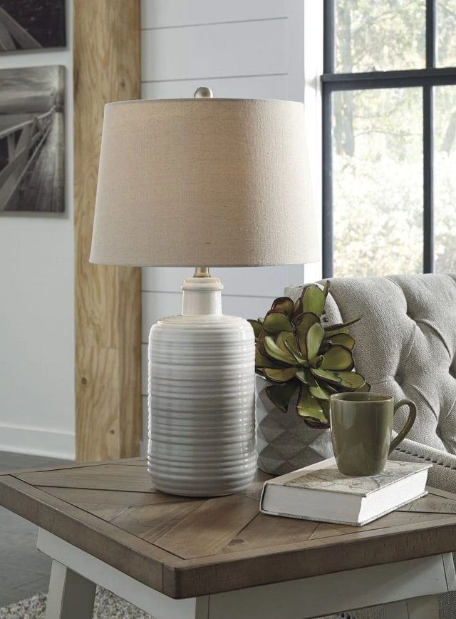 Signature Design by Ashley® Marnina Taupe Table Lamp-4