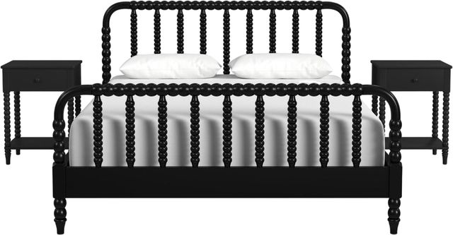 homestyles® Spindle Black 3-Piece King Bedroom Set-1