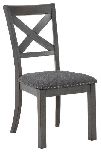 Signature Design by Ashley® Myshanna 9-Piece Gray Dining Room Set-3