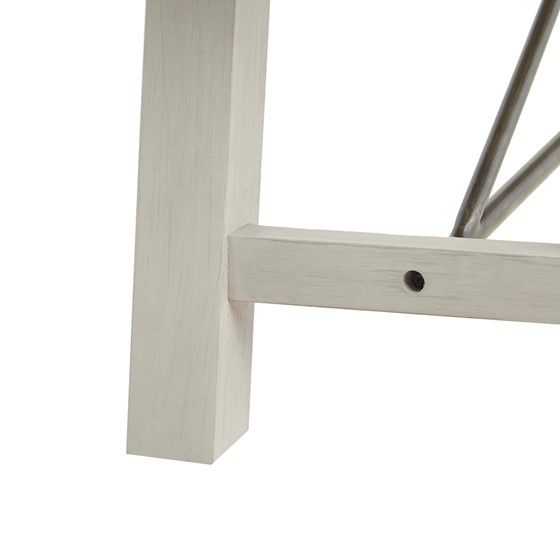 Olliix by INK+IVY Sonoma Reclaimed White Dining Bench-3