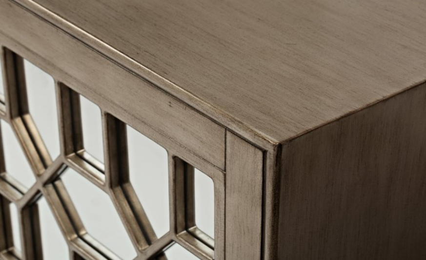 Jofran Casa Bella Mirrored Cabinet - Thumbnail 4
