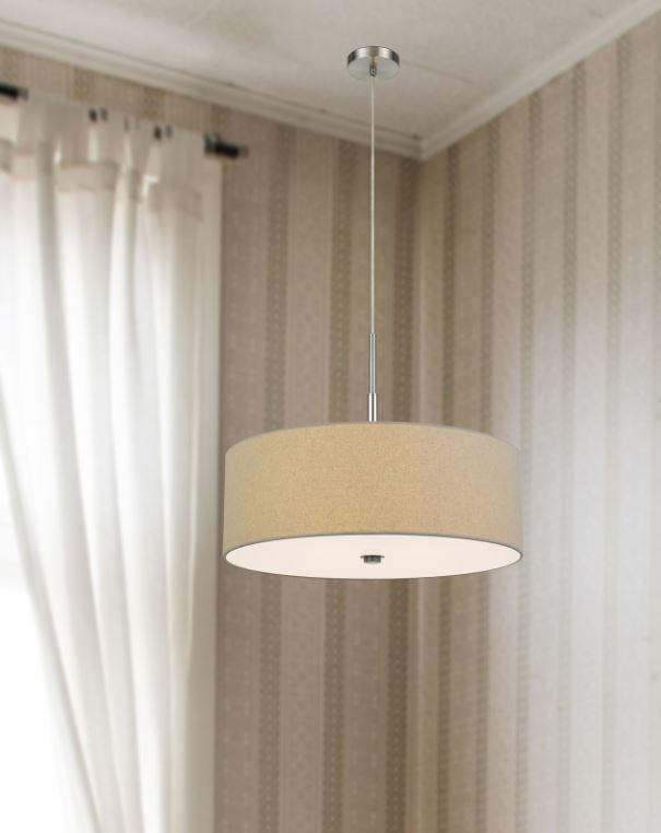 Cal® Lighting & Accessories Lonoke Grey Pendant-1