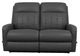 La-Z-Boy® Finley Onyx Leather Manual Wall Reclining Loveseat-1