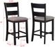 Crown Mark Lester 5-Piece Black/Light Gray Counter Dining Set-3