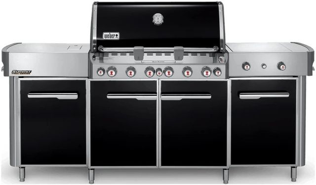 Weber® Summit® 6-Burner Black Freestanding Natural Gas Grill-0