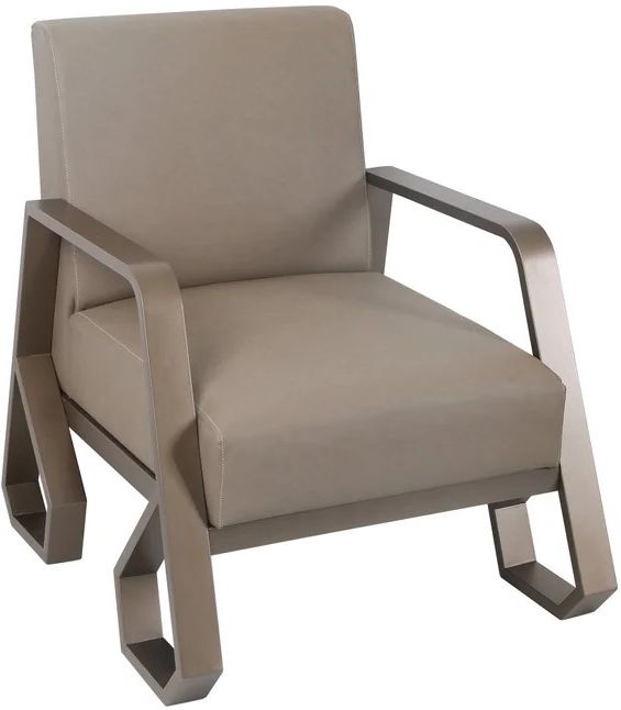 StyleCraft Norman Wyatt Tan Armchair with Meal Frame-0