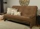 Kodiak Furniture Washington Marmont Mocha/Rustic Walnut Queen Futon with Mattress-3