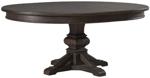 Liberty Furniture Paradise Valley Saddle Brown Pedestal Dining Table-0
