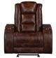 New Classic® Home Furnishings Chester Brown Power Glider Recliner-2