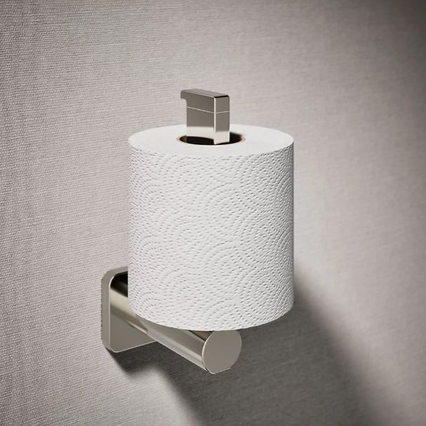 KOHLER® Parallel® Vibrant Polished Nickel Vertical Toilet Paper Holder-1